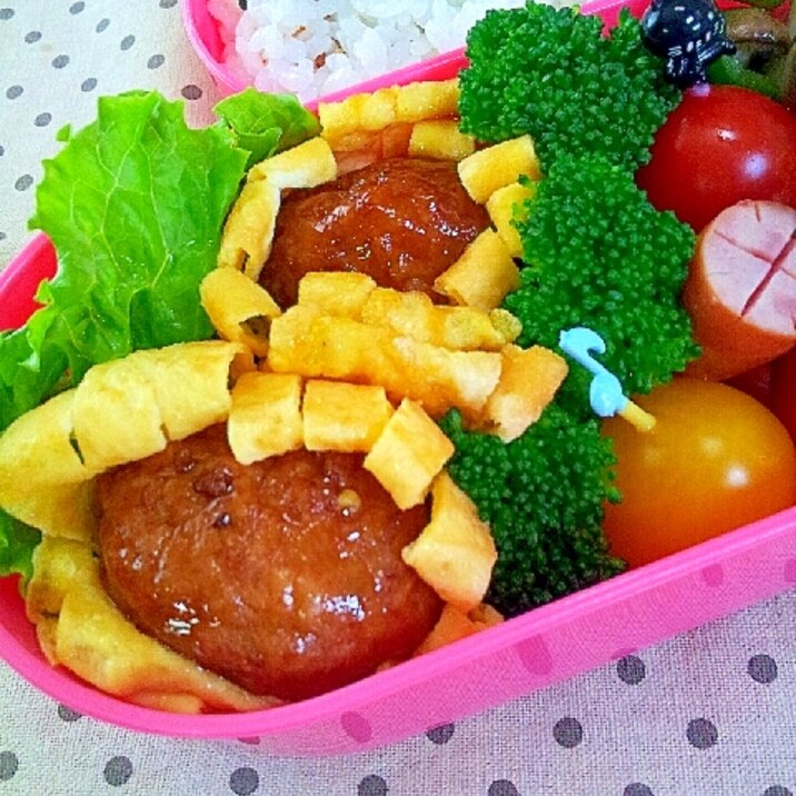 肉団子と薄焼き卵でひまわり 可愛いお弁当のおかず レシピ 作り方 By ラズベリっち 楽天レシピ 肉団子と薄焼き卵でひまわり 可愛いお弁当のおかず レシピ 作り方 By ラズベリっち 楽天レシピ